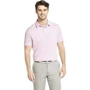 IZOD | Rosebud Greenie Striped Golf Polo Shirt